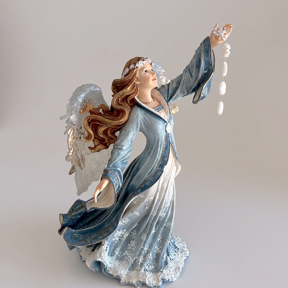The Signed Boyds Collectable Charming Angels Figurines, Crystalina Angels Series